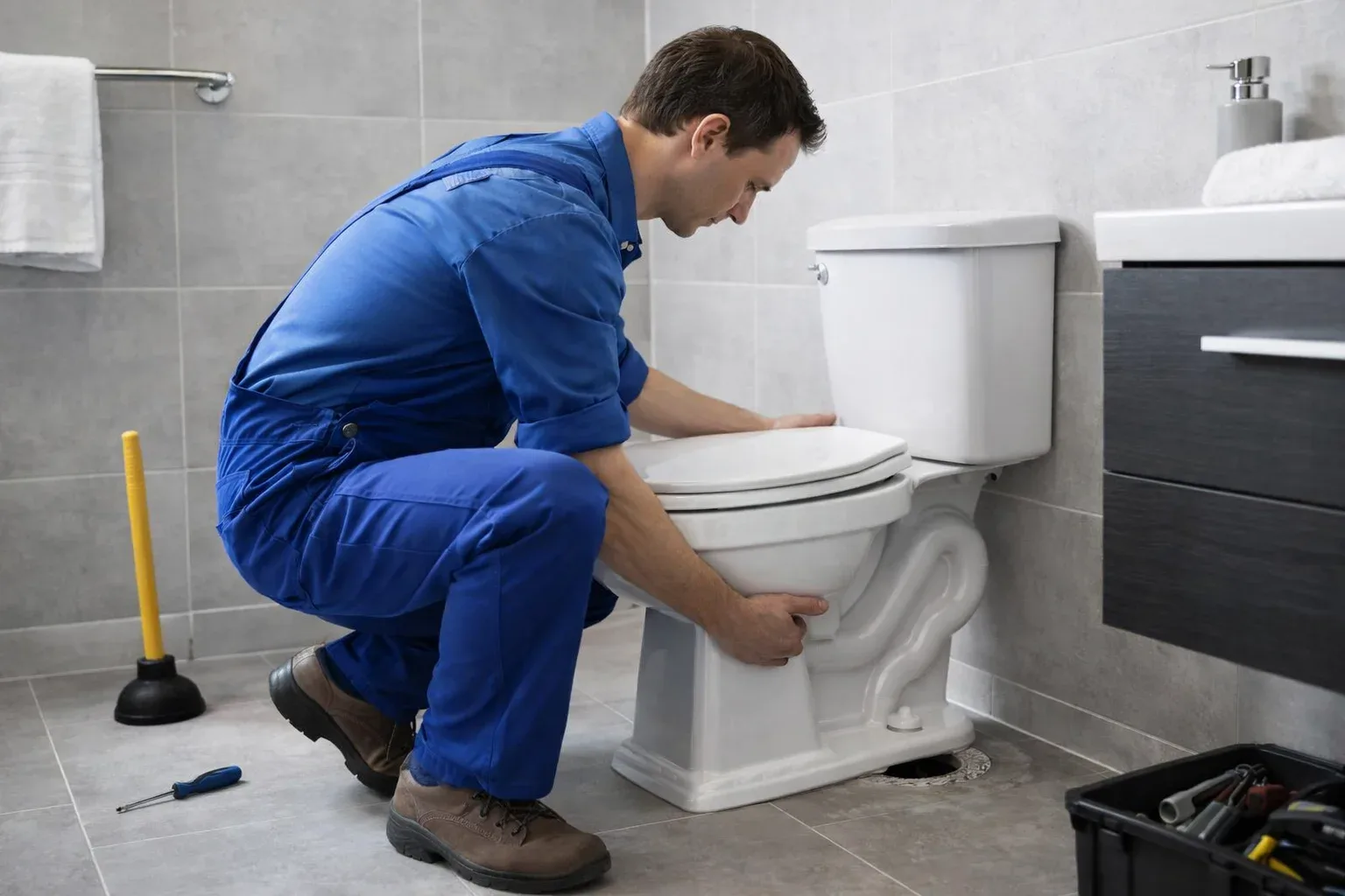 Toilet installation Port Colborne Ontario