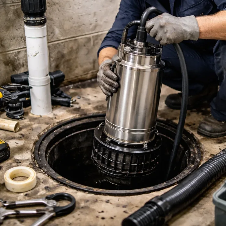 Sump pump installation Port Colborne